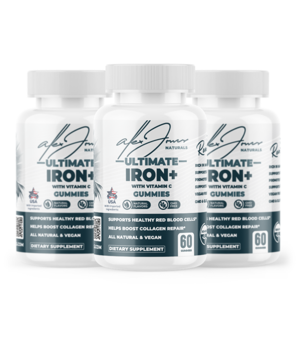 (3-Pack) Ultimate Iron+ Gummies With Vitamin C