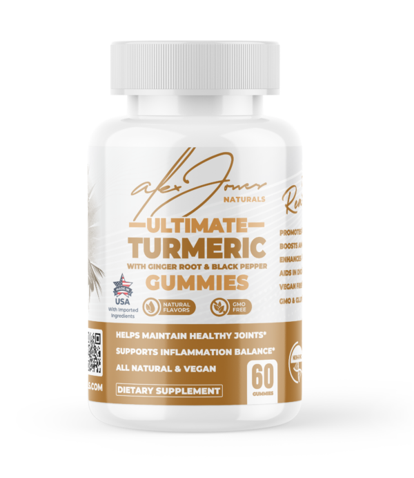 (2-Pack) Ultimate Turmeric Gummies With Ginger Root & Black Pepper - Image 2